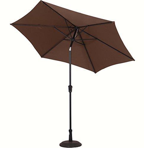 Grand Patio 10 FT Super Sturdy Aluminum Patio Umbrella, UV Protected Outdoor Umbrella, Green