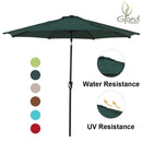 Grand Patio 10 FT Super Sturdy Aluminum Patio Umbrella, UV Protected Outdoor Umbrella, Green