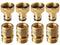 GORILLA EASY CONNECT Garden Hose Quick Connect Fittings. ¾ Inch GHT Solid Brass. 4 Sets of Male & Female Connectors.