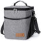 Lifewit Insulated Lunch Box Lunch Bag for Adults Men Women, 9L (12-Can) Soft Cooler Bag, Water-Resistant Leakproof Thermal Bento Bag for Work/School/Picnic, Grey