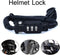 Auto Parts Prodigy Motorcycle Helmet Lock & Cable - Rubberized Sleek Black Tough Combination PIN Locking Carabiner Device Secures Your Motorbike, Bicycle or Scooter Crash Hat (and Jacket) to Your Bike