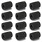 Gibot 12 Pack Professional Sweep Hose Scrubber Tail Replacement Scrubbers Fits Polaris 180, 280, 360, 380, 480,3900 Sport Vac-Sweep Pool Cleaner Sweep Hose Scrubber 9-100-3105, Black