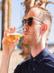 Plastic Champagne Flutes with GOLD RIM SET OF 24 | 9 Oz STEMLESS | Disposable | BPA-FREE | Shatterproof | Clear Toasting Glasses | Recyclable | Perfect for Weddings Party Events Holidays