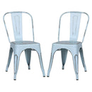 POLY & BARK EM-112-BLK-X4 Trattoria Side Chair in in Black (Set of 4)