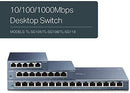 TP-Link 5 Port Gigabit Ethernet Network Switch | Ethernet Splitter | Sturdy Metal w/ Shielded Ports | Plug-and-Play | Traffic Optimization | Unmanaged (TL-SG105)