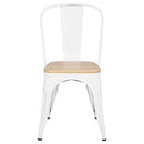 POLY & BARK EM-112-BLK-X4 Trattoria Side Chair in in Black (Set of 4)