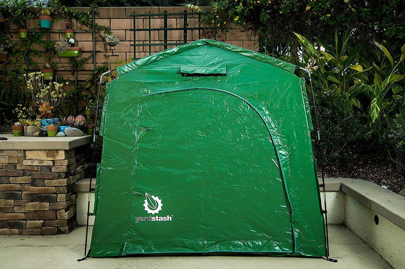 The YardStash IV: Heavy Duty, Space Saving Outdoor Storage Shed Tent