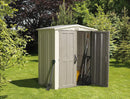 Keter Factor Large 6 x 3 ft. Resin Outdoor Backyard Garden Storage Shed