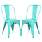 POLY & BARK EM-112-BLK-X4 Trattoria Side Chair in in Black (Set of 4)