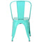 POLY & BARK EM-112-BLK-X4 Trattoria Side Chair in in Black (Set of 4)
