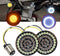 Motorcycle LED Light 2" 50mm Bullet Style LED Turn Signals Pannel For Motor bike Sporter Softail Touring (1157 base-1)