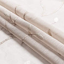 2 Panel Sheer Curtains White 84 inch Living Room Drapes Window Curtain Voile Sheers Linen Textured
