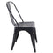 POLY & BARK EM-112-BLK-X4 Trattoria Side Chair in in Black (Set of 4)