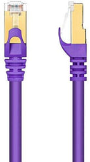 Maximm Cat7 Ethernet Cable, 15 Feet, Grey, 10-Pack - Pure Copper - RJ45 Gold-Plated Snagless Connectors 600 MHz, 10 Gbps. for Fast Network & Computer Networking + Cable Clips and Ties