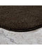 Maples Rugs Bathroom Colorsoft 20" x 21.5" Non Slip Washable Contour Toilet Rug [Made in USA] Soft & Quick Dry for Bath Floor Chocolate Nib