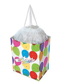 Clean Cubes 13 Gallon Disposable Trash Cans & Recycling Bins, 3 Pack (White)
