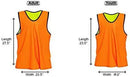 Unlimited Potential Nylon Mesh Scrimmage Team Practice Vests Pinnies Jerseys Bibs for Children Youth Sports Basketball, Soccer, Football, Volleyball (Pack of 12)