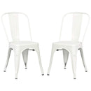 POLY & BARK EM-112-BLK-X4 Trattoria Side Chair in in Black (Set of 4)