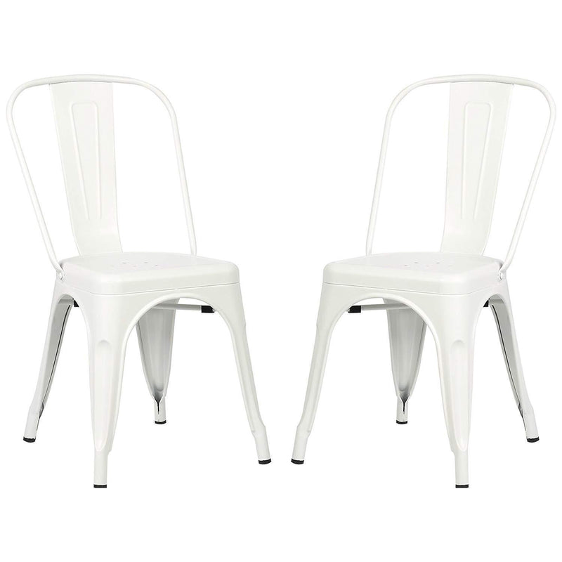 POLY & BARK EM-112-BLK-X4 Trattoria Side Chair in in Black (Set of 4)