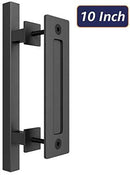 SMARTSTANDARD 12" Flush Set Stainless Steel Pull Door Hardware Handle