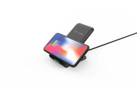 B&K Wireless Charger, 10W Fast Wireless Charger Stand for Galaxy S9/S9+ Note 8/5 S8/S8+ S7/S7 Edge S6 Edge+