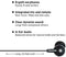 Panasonic ErgoFit In-Ear Earbud Headphones RP-HJE120-KA (Matte Black) Dynamic Crystal-Clear Sound, Ergonomic Comfort-Fit