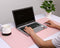 Writing Desk Pad,for Table, YSAGi Anti-Slip Thin Mousepad for Computers,Office Desk Accessories Laptop Waterproof Dual-Sided Desk Protect for Office Decor and Home (Pink, 23.6" x 13.7")