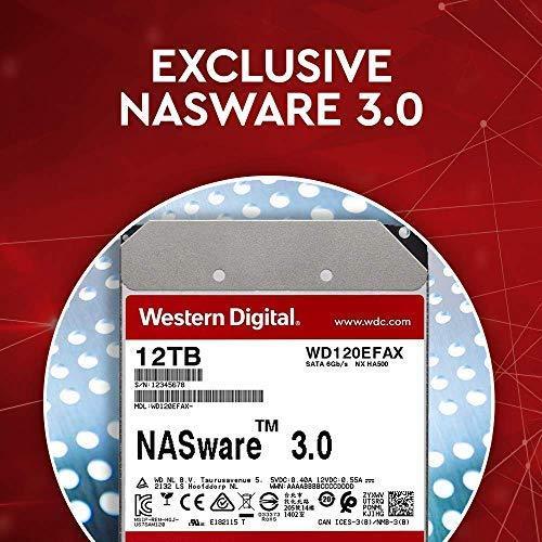 WD Red 4TB NAS Hard Drive - 5400 RPM Class SATA 6 Gb/s 64MB Cache 3.5 Inch - WD40EFRX