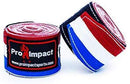 Pro Impact Mexican Style Boxing Handwraps 180" with Closure – Elastic Hand & Wrist Support for Muay Thai Kickboxing Training Gym Workout or MMA for Men & Women - 1 Pair