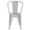 POLY & BARK EM-112-BLK-X4 Trattoria Side Chair in in Black (Set of 4)