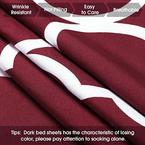 BYSURE White Sheets Queen Size 4 Piece Bed Sheets Set - Ultra Soft 1800 Thread Count Double Brushed Microfiber, Deep Pockets, Hypoallergenic, Wrinkle & Fade Resistant Cooling Bed Sheets