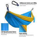 Kootek Camping Hammock Double & Single Portable Hammocks with 2 Tree Straps, Lightweight Nylon Parachute Hammocks for Backpacking, Travel, Beach, Backyard, Patio, Hiking