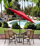 Grand Patio 10 FT Super Sturdy Aluminum Patio Umbrella, UV Protected Outdoor Umbrella, Green