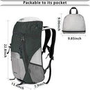 G4Free Lightweight Packable Hiking Backpack 40L Travel Camping Daypack Foldable