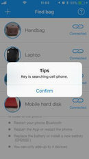 Mini Bluetooth Tracker with App for Mobile Phone Anti-Lose, Find Bag, Find Key, Find Phone