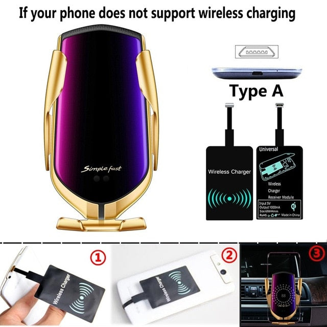 Phone Holder Fast Charging Wireless