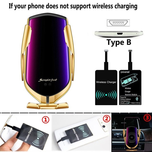 Phone Holder Fast Charging Wireless