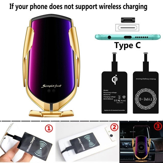Phone Holder Fast Charging Wireless