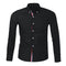 Mens Button Shirt Slim Fit Long Sleeve - Humble Ace