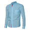 Mens Button Shirt Slim Fit Long Sleeve - Humble Ace