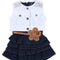 Hot Sale Girls denim vest skirt Children Girls Summer Models Girls Vest Jeans Dress + Jacket 2pc Suits - Humble Ace