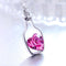 Heart Crystal Pendant  Necklace - Humble Ace