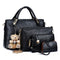 4 Pcs Handbag + Shoulder bag + Clutch + small bag PU Leather Bag Set - Humble Ace