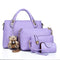 4 Pcs Handbag + Shoulder bag + Clutch + small bag PU Leather Bag Set - Humble Ace