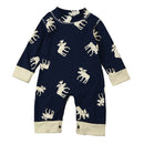 Baby clothing Jumpsuit Romper Long sleeve Deer printing - Humble Ace