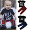 Baby boy t-shirt Tops + Plaid Pants Outfits - Humble Ace