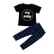 Baby boy t-shirt Tops + Plaid Pants Outfits - Humble Ace