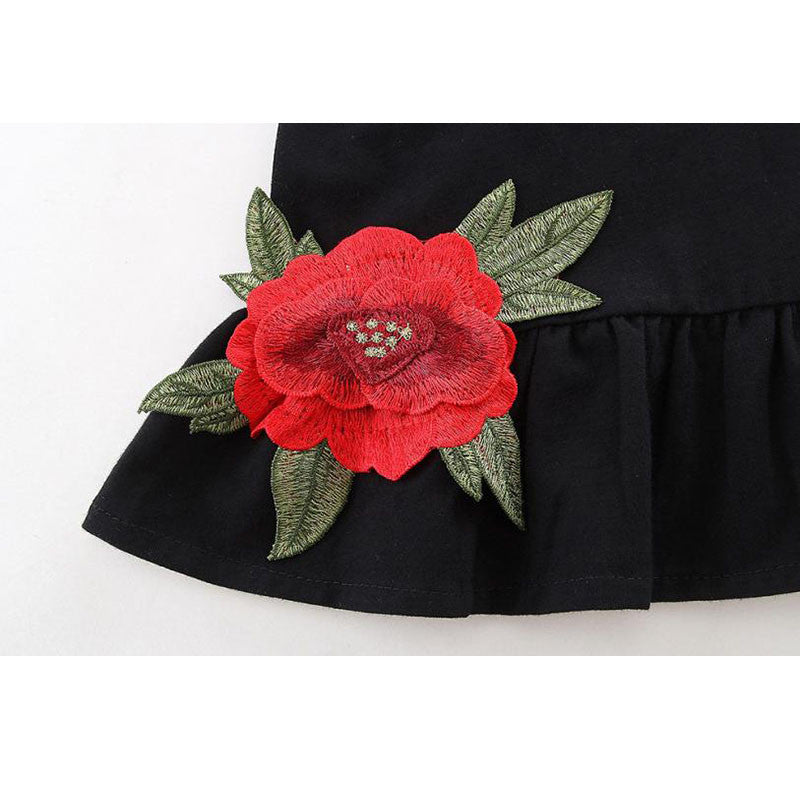 Floral Rose Party Dress - Humble Ace