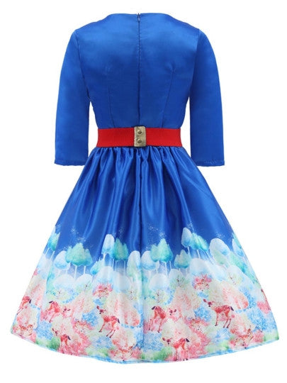 Back Zipper 3/4 Sleeve Women Dress - Humble Ace