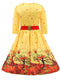 Back Zipper 3/4 Sleeve Women Dress - Humble Ace